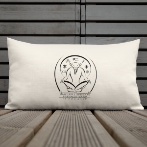 Enlightened Ape Throw Pillow (Cream) - 3 Sizes - Image 10