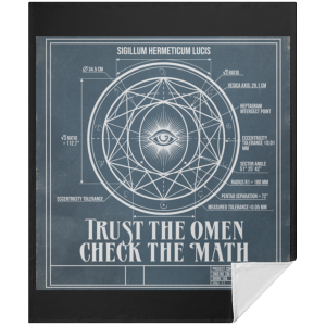 Trust the Omen 50"x60" Velvet Blanket